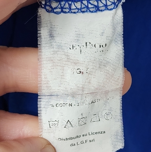 Auth! Cesare Paciotti Beach Club Dagger logo t shirt - Picture 9 of 10